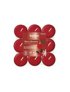 Bolsius Geurtheelicht Merry Moments Apple Aniseed Cinnamon set/18