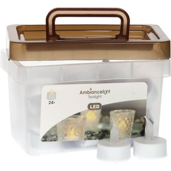 Ambiance Theelichtjes led set 24
