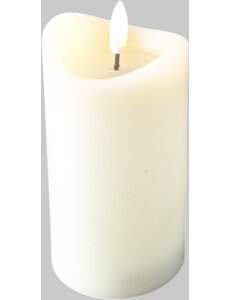  Ledkaars ivoor 12.5x7cm