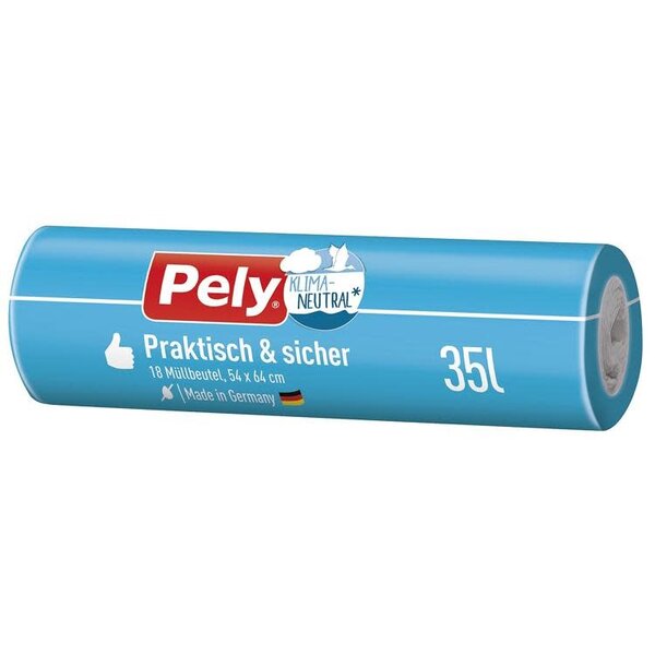 Afvalzakken 35L Pely 18 stuks