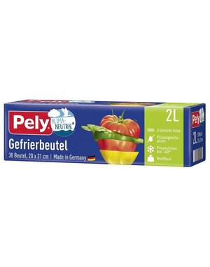 Diepvrieszakken 2L Pely 30 stuks