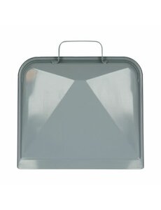 Vero Stofblik metaal grijs