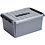 Sunware Opbergbox Q-line 15L zilver met handvat