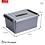 Sunware Opbergbox Q-line 15L zilver met handvat