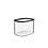Mepal Voorraaddoos 4500ml Modula - zwart