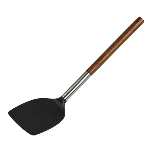 Kesper Bakspatel dicht 34cm RVS acacia