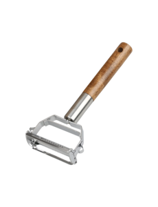 Kesper Groenteschiller RVS acacia