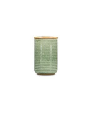 Salt en Pepper Voorraadpot 12,5xH20cm groen Cameo