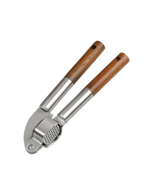 Kesper Knoflookpers RVS acacia