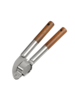 Kesper Knoflookpers RVS acacia