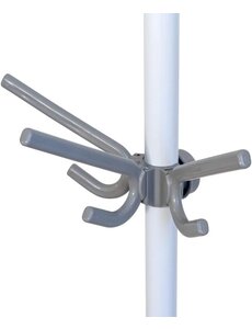 Wenko Drievoudig haakje Herkules 2 stuks grijs