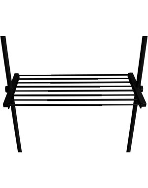 Wenko Opbergplank 73-120x42cm zwart Herkules