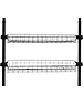 Wenko Opbergmand 83x38x8cm 2 stuks zwart Herkules