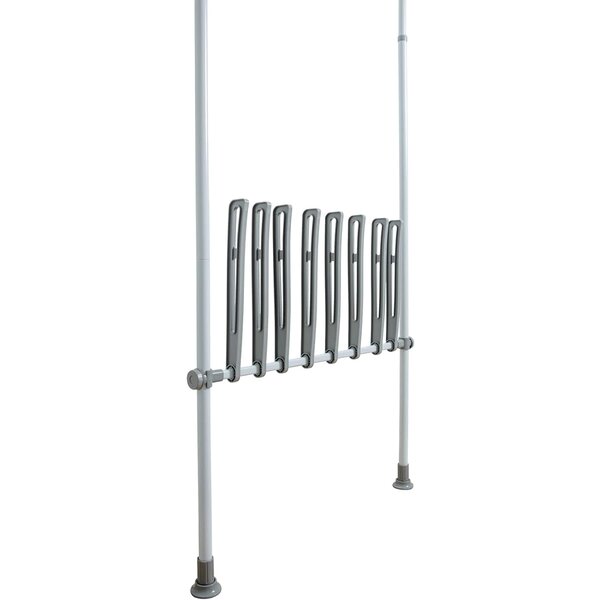 Wenko Opbergstang voor 8 laarzen wit Herkules