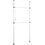 Wenko Telescopisch garderobesysteem Basic wit Herkules