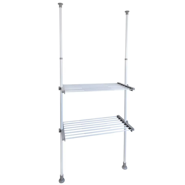 Wenko Telescopisch garderobesysteem Twin wit Herkules