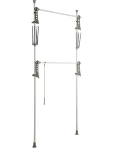 Wenko Telescopisch garderobesysteem wit Herkules