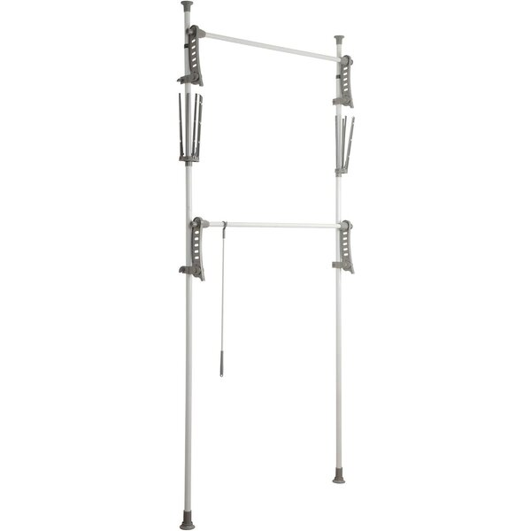 Wenko Telescopisch garderobesysteem wit Herkules
