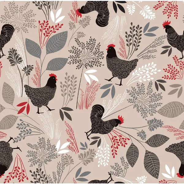 Wicotex Tafelzeil Kip zwart 4068-01 140x10cm