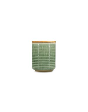 Salt en Pepper Voorraadpot 12,5xH15,5cm groen Cameo