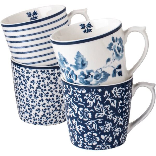 Laura Ashley Mokken 32cl set/4 assorti Laura Ashley