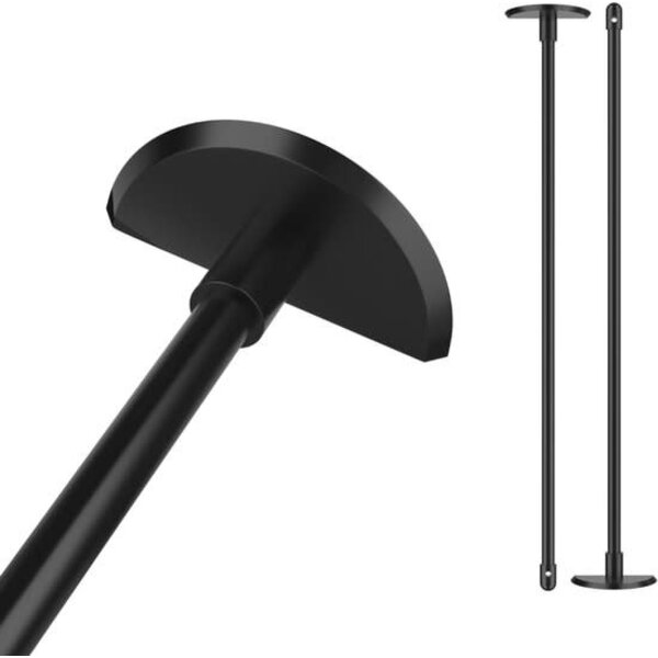 Flessenlikker/flessenschraper 35cm zwart