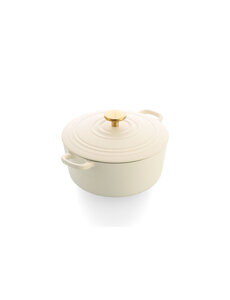 BK Cookware Braadpan 24cm Cream White BK Bourgogne