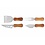 Cosy & Trendy Kaasmessenset Aspen mini 4 stuks acacia