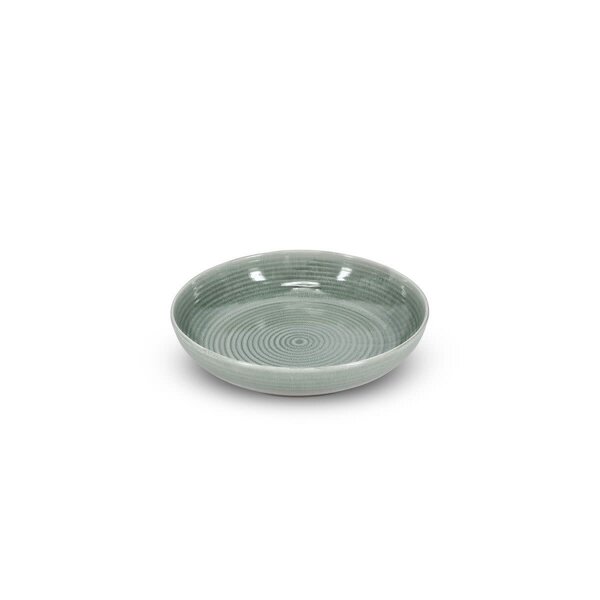 Salt en Pepper Serveerschaal 28xH6cm groen Cameo