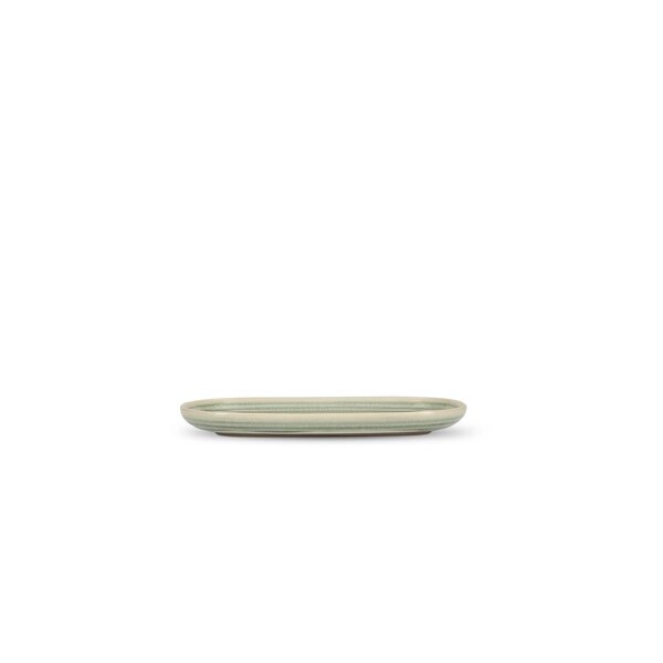Salt en Pepper Serveerschaal 23x12cm groen Cameo