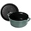 Staub Braadpan 24 cm 3.7 L La Cocotte groenblauw