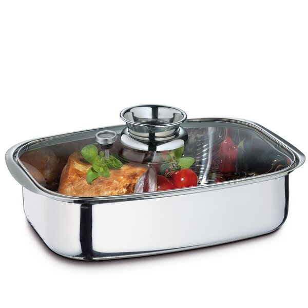 Kuchen Profi Braadpan 6L RVS 36x24cm rechthoekig