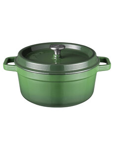 Sola Braadpan 24 cm Gietijzer groen