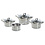 BK Cookware Kookset 4-delig BK Premium+ met afgietsysteem