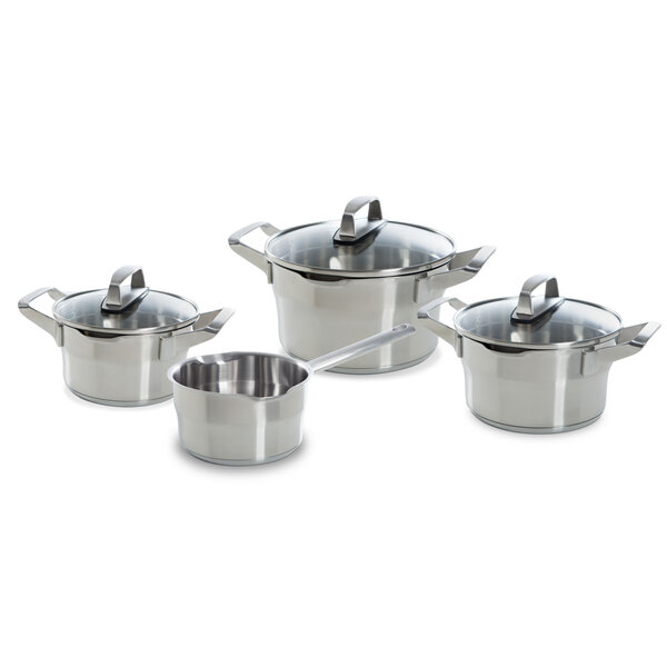 BK Cookware Kookset 4-delig BK Premium+ met afgietsysteem