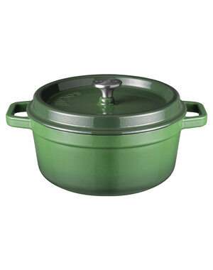 Sola Braadpan 28 cm Gietijzer groen