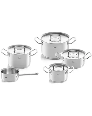 Fissler Pannenset Original Profi 5-delig RVS deksels Fissler