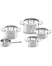 Fissler Pannenset Original Profi 5-delig RVS deksels Fissler