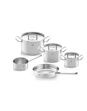 Fissler Pannenset Original Profi 5-delig RVS deksels Fissler