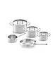 Fissler Pannenset Original Profi 5-delig RVS deksels Fissler