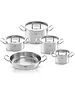 Fissler Pannenset Original Profi 5-delig  RVS deksel Fissler