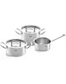 Fissler Pannenset Original Profi 3-delig RVS deksels Fissler