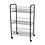 Excellent Houseware Keukentrolley 3 laags zwart