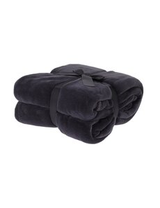Home & Styling Fleece deken 180x230cm antraciet