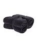 Home & Styling Fleece deken 180x230cm antraciet