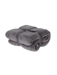 Home & Styling Fleece deken 180x230cm grijs