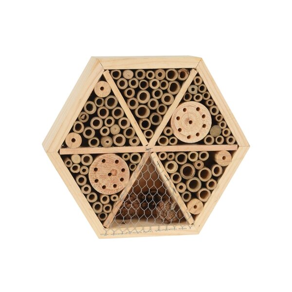 Insectenhotel hexagon hout