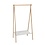 Home & Styling Kledingrek met plank bamboe