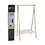 Home & Styling Kledingrek met plank bamboe