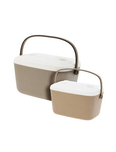  Koelbox 30L en 15L beige set/2